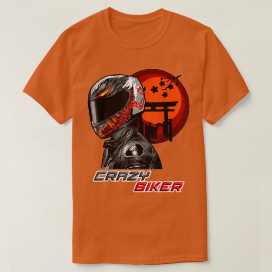 Fun motorcyclist, motorcycle biker for men and wom tシャツ (デザイン正面)