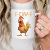Fun Mug Funny F-Caw-ny Chicken Coffee Mugs         コーヒーマグカップ