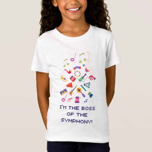 Fun Musical Instruments Kids T-Shirt Tシャツ (正面)