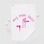 Fun "My Mom Loves Golf" Bright Pink  ゴルフタオル (インサイチュ)