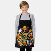 fun Naps & Snacks Apron Colorful & Playful  エプロン (着用した状態)