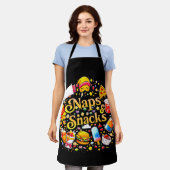 fun Naps & Snacks Apron Colorful & Playful  エプロン (着用した状態)