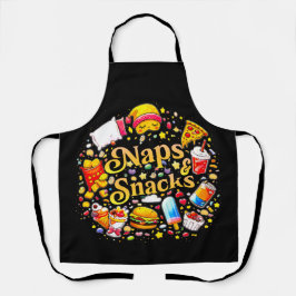 fun Naps & Snacks Apron Colorful & Playful  エプロン