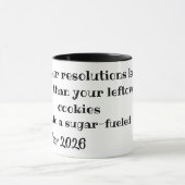 Fun New Year Wishes Mug マグカップ (中央)