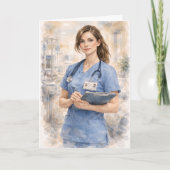 Fun Nurse Prayer Ezekiel 25:17 カード (正面)