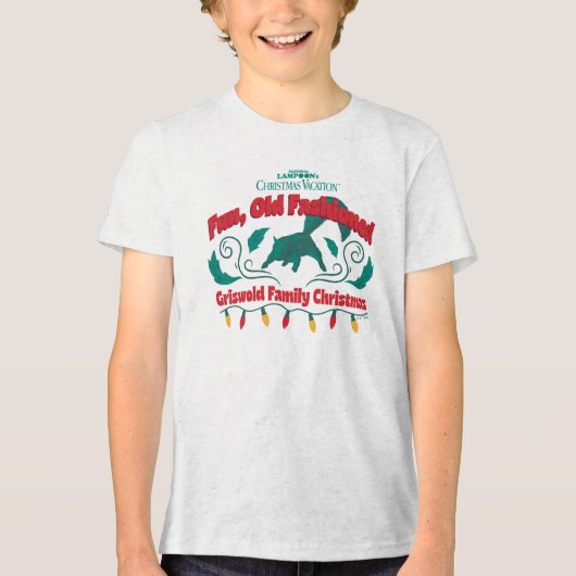 Fun, Old Fashioned Griswold Family Christmas トライブレンドＴシャツ (正面)