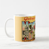 Fun Old Missouri Greeting Postcard Mug コーヒーマグカップ (左)