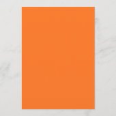 Fun Orange Chic Wavy Summer Cocktail Birthday 招待状 (裏面)