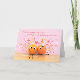 Fun Oranges Valentine's Day Card カード