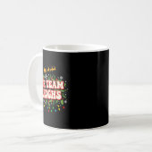 Fun Our Team Sleighs Christmas Shirts, Festive Off コーヒーマグカップ (正面左)