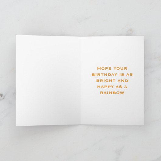 Fun Outdoor Boho Celebration Card カード (内部)