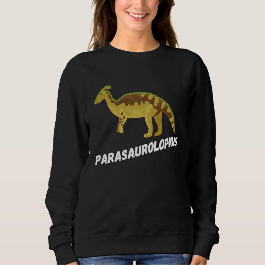 Fun Parasaurolophus Dinosaur スウェットシャツ (正面)