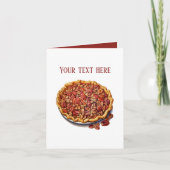 Fun pecan pie customizable カード (正面)