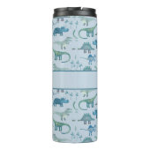 Fun Personalized Dinosaur Pattern タンブラー (裏面)