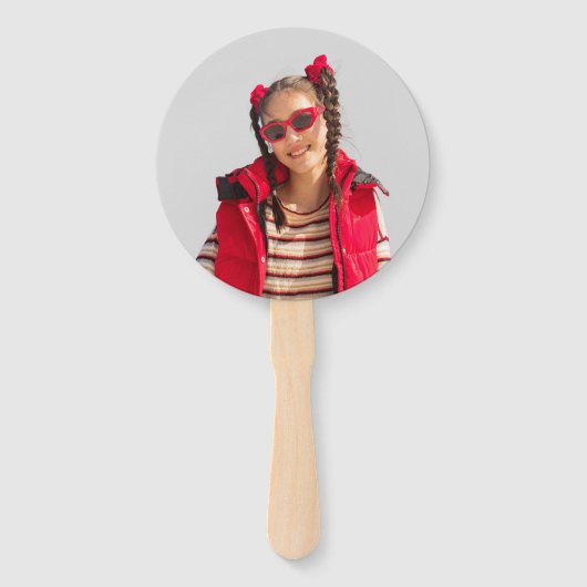 Fun Personalized Face on a Stick Photo Prop  ハンドファン (正面)