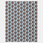 Fun Personalized Face Photo フリースブランケット (正面)