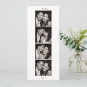 Fun Photo Booth Wedding QR Code Modern Tall セーブザデート (スタンド正面)