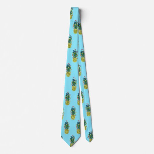 Fun Pineapple Christmas Trees Neck Ties ネクタイ (正面)