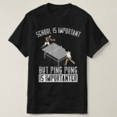 Fun Ping Pong Player Table Tennis Gift   Tシャツ (デザイン正面)