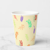 Fun Pink Dinosaur Childs Birthday 紙コップ (裏面)