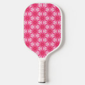 Fun Pink Monogrammed Pickleball Paddle  ピックルボールラケット (裏面)