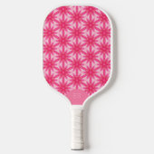 Fun Pink Monogrammed Pickleball Paddle  ピックルボールラケット (正面)