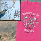 Fun Pink & White Birthday Cruise 2026 Group Tシャツ