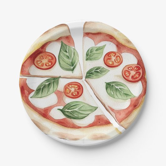 Fun Pizza Paper Plates ペーパープレート (正面)