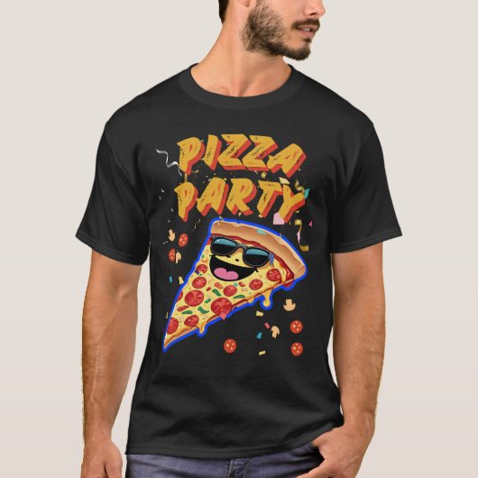 Fun Pizza Party Tシャツ (正面)
