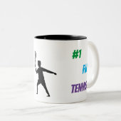 Fun player tennis  ツートーンマグカップ (正面右)