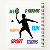 Fun player tennis  ノートブック (裏面)