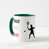 Fun player tennis  マグカップ (正面左)