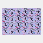 Fun player tennis  ラッピングペーパーシート (正面3)