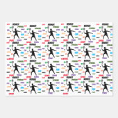 Fun player tennis  ラッピングペーパーシート (正面)