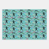 Fun player tennis  ラッピングペーパーシート (正面3)