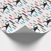 Fun player tennis  ラッピングペーパー (角)