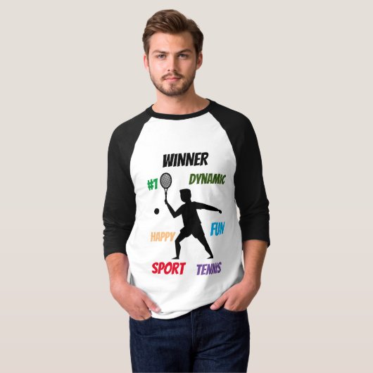 Fun player tennis  tシャツ (正面フル)