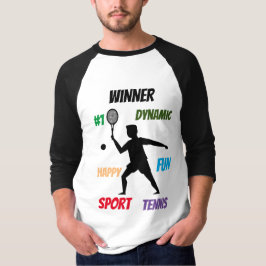 Fun player tennis  tシャツ