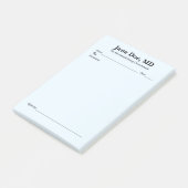 Fun prescription 4" x 6" Post It notes Blue ポストイット (アングル)