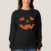 Fun Pumpkin Smile Halloween Gift スウェットシャツ (正面)