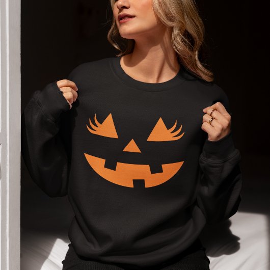 Fun Pumpkin Smile Halloween Gift スウェットシャツ