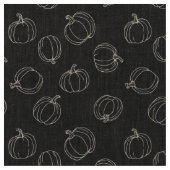 Fun Pumpkins Charcoal ファブリック (クローズアップ)
