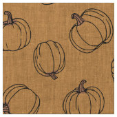 Fun Pumpkins Orange ファブリック (クローズアップ)