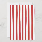 Fun Quirky Dog Christmas Pawty 招待状 (裏面)