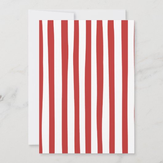 Fun Quirky Dog Christmas Pawty 招待状 (裏面)