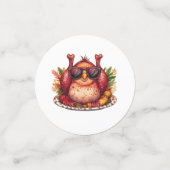 Fun & Quirky Thanksgiving Cute Autumn Party コンフェッティ (スモール正面)