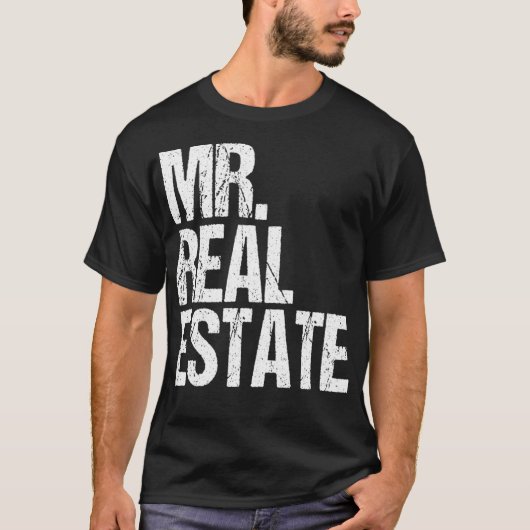 Fun Real Estate Agent Broker Investor Residential  Tシャツ (正面)