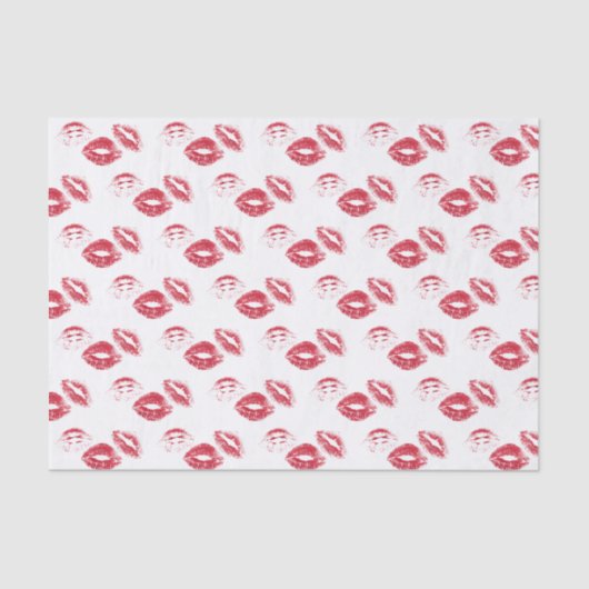 FUN! Red Lipstick Prints 薄葉紙 (正面)