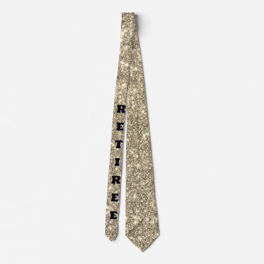Fun Retirement party "Retiree" neck tie ネクタイ (裏面)
