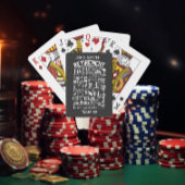 Fun Retirement Playing Cards | Custom Personaliz トランプ